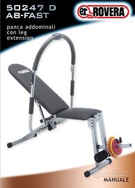 Panca rovera addominali e gambe 70€