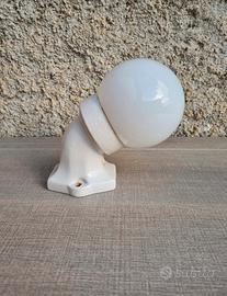 Vintage Lampada Opalino ceramica 