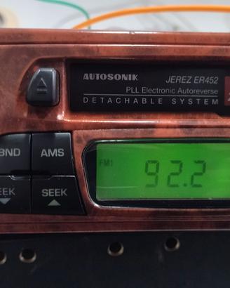 autosonik autoradio a cassette vintage 