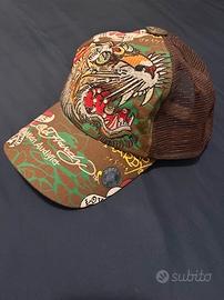 Cappellino Trucker Hat Ed Hardy Stile Y2K - Tigre