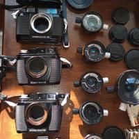 Fotocamere Nikonos + obiettivi+flash+accessori