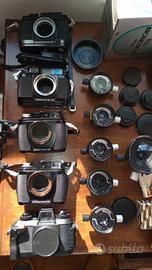 Fotocamere Nikonos + obiettivi+flash+accessori