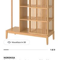 Guardaroba a giorno Ikea Nordkisa