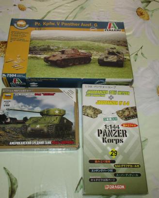 Modellismo - Lotto Carri armati Italeri, Zvedza...