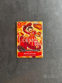 Rare Promotion Card "DEMO" Monkey.D.Luffy P-080
