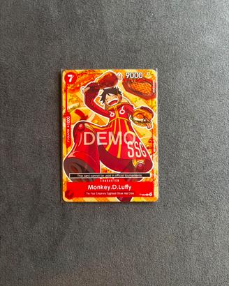 Rare Promotion Card "DEMO" Monkey.D.Luffy P-080