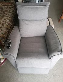 POLTRONA RELAX ALZAPERSONA MASSAGGIANTE E RECLINAB