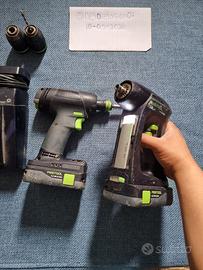 Festool 18V kit 2 avvitatori + 2 batterie