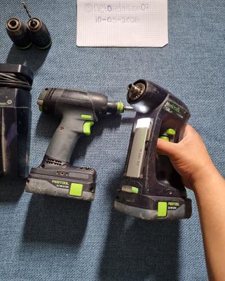 Festool 18V kit 2 avvitatori + 2 batterie