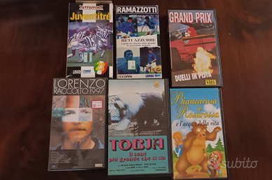 VHS videocassette varie