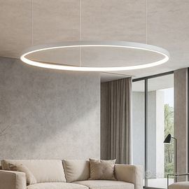 Lampadario LED a cerchio, moderno, a sospensione