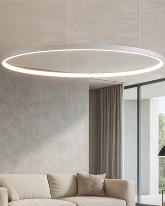 Lampadario LED a cerchio, moderno, a sospensione
