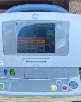 Defibrillatore Monitor GE Responder 2000 Bifasico
