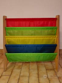 Libreria per bambini in legno
