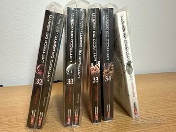 Lotto manga lim Edition variant attacco giganti