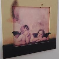 Quadretto decorativo con angioletti