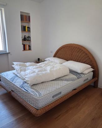Camera da letto in rattan