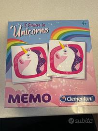 Clementoni memory unicorno + 4 anni