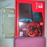 Nintendo Switch + custodie + Bayonetta 3