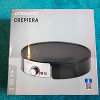 Crepiera crepes maker nuova.
Piastra antiaderente