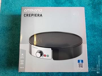 Crepiera crepes maker nuova.
Piastra antiaderente