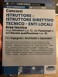 Libro ‘concorsi istruttore tecnico enti locali’