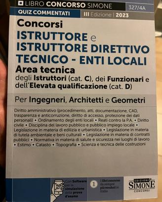 Libro ‘concorsi istruttore tecnico enti locali’