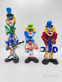 Clown in Vetro di Murano Vintage - Condizioni 9/10