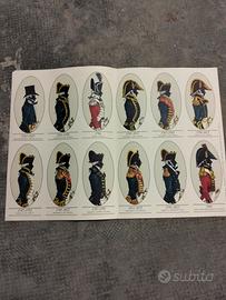 Stampe vintage costumi soldati 