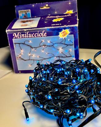 Minilucciole natalizie vintage blu Giocoplast