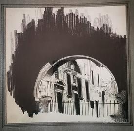 Disegno a matita del Portico D'Ottavia (Roma).