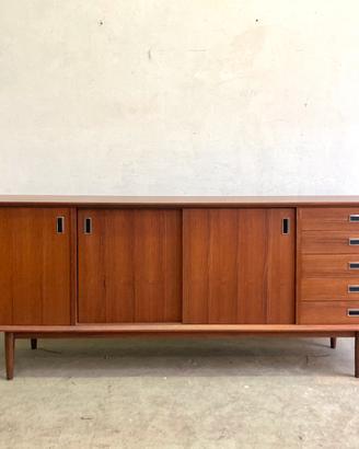 Credenza sideboard anni 60 in teak
