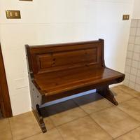 Coppia di panche in legno massello