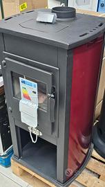 Stufa a Legna 9kw scalda 80mq Piastra x Cucinare 