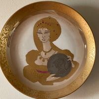 Piatto oro zecchino 24 cm