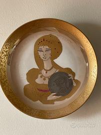 Piatto oro zecchino 24 cm