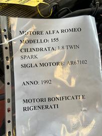 Motore Alfa Romeo 155