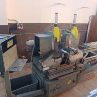 Troncatrice per alluminio doppia testa