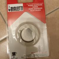 Guarnizione e piastrina moka 2 tazze bialetti
