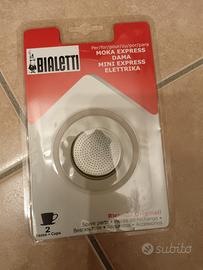 Guarnizione e piastrina moka 2 tazze bialetti