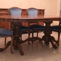 Sala da pranzo completa in stile classico 