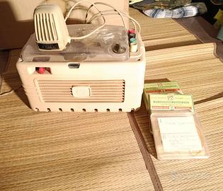 Registratore d'epoca Geloso Bobine con microfono