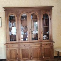 Mobile Vetrinetta cristalliera salotto in legno