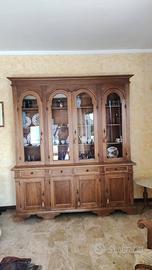 Mobile Vetrinetta cristalliera salotto in legno