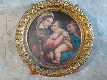 Antica cornice in legno intagliato