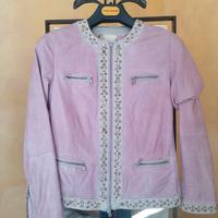 Unfleur giacchino in pelle 