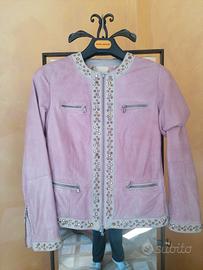 Unfleur giacchino in pelle 