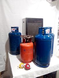 bombole gas /campeggio+ stufa catalitica 
