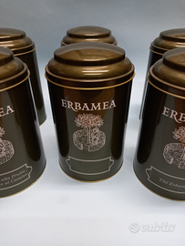 Barattoli nuovi latta ERBAMEA erboristeria Aboca