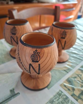 3 calici in ceramica